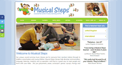 Desktop Screenshot of musicalsteps.co.uk