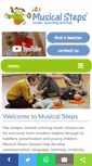 Mobile Screenshot of musicalsteps.co.uk